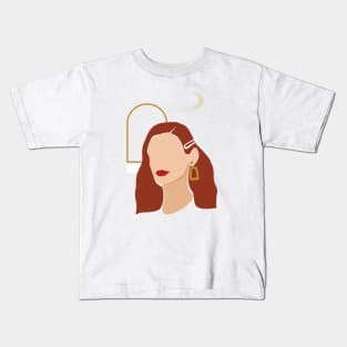 Modern Fashion Illustration Kids T-Shirt